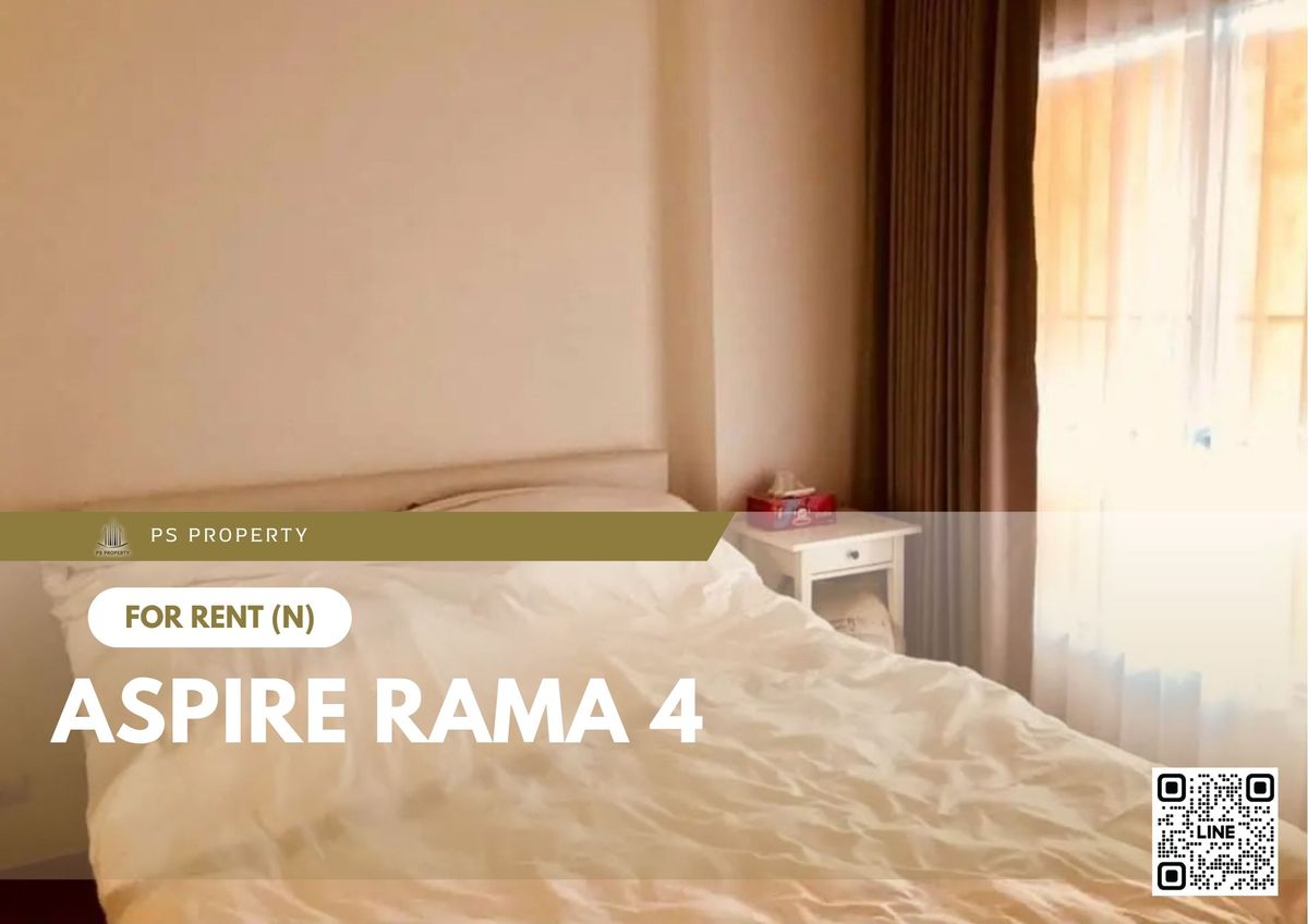 For RentCondoKhlongtoei, Kluaynamthai : For rent 📍 Aspire Rama 4 📍 Fully furnished and equipped, near BTS Ekkamai