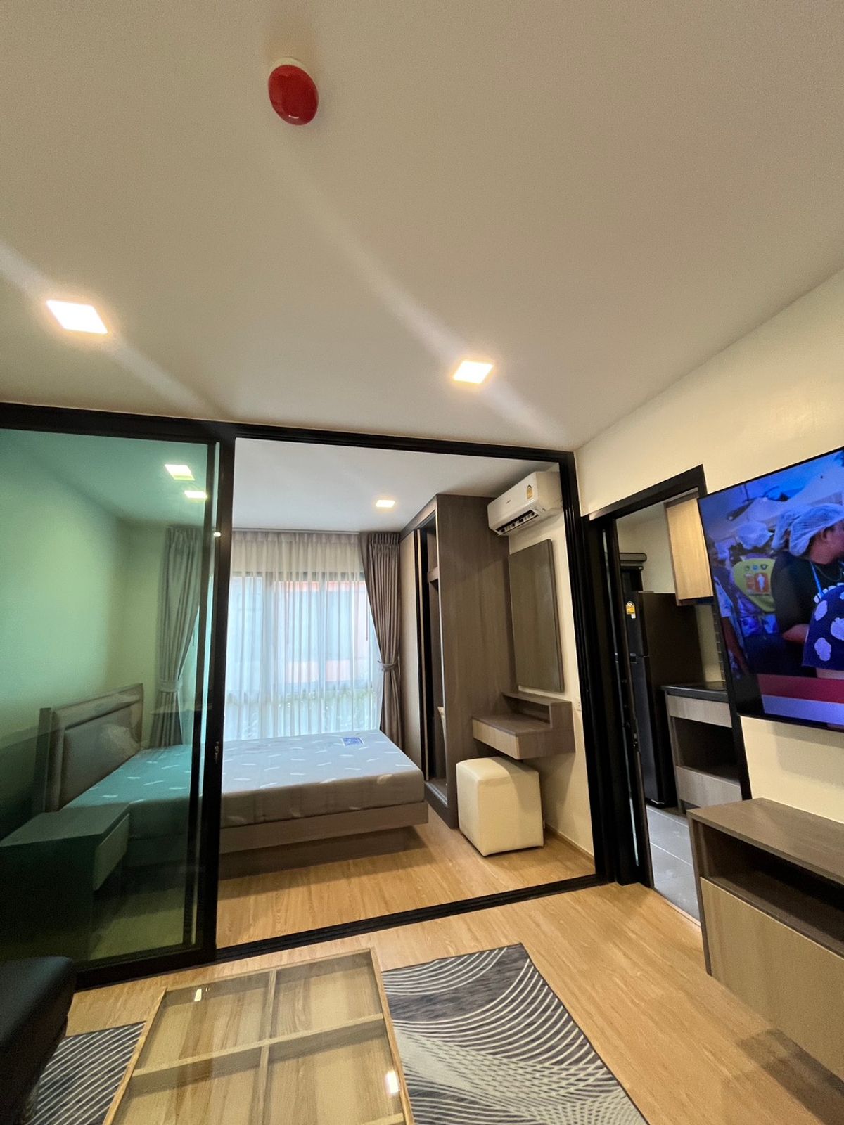 For RentCondoRamkhamhaeng, Hua Mak : For Rent The 1Plus Grand Huamark Phase 5 Modern condo near Airport Rail Link Huamark