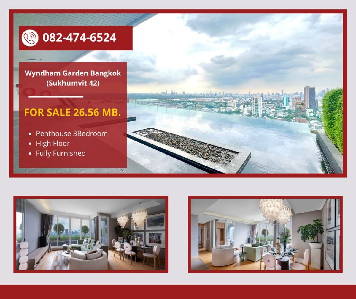 ขายคอนโดสุขุมวิท อโศก ทองหล่อ : For Sell‼️ Penthouse... Siamese Excusive Sukhumvit 42  ใกล้รถไฟฟ้า BTS เอกมัย