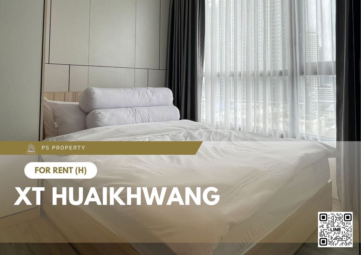ให้เช่าคอนโดรัชดา ห้วยขวาง : ให้เช่า 📍 XT HUAIKHWANG 📍 เฟอร์นิเจอร์ และ เครื่องใช้ไฟฟ้าครบ ใกล้ BTS ห้วยขวาง