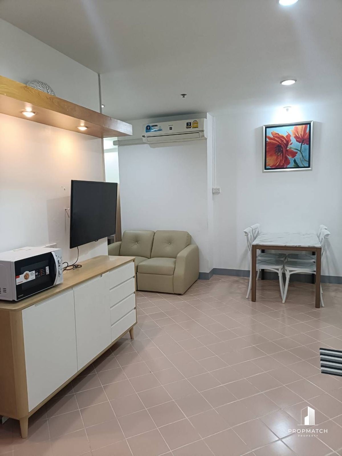ให้เช่าคอนโดราชเทวี พญาไท : ✨Flash Deal ✨Pathumwan Resort( 2Bed 1Bath 60SQM.) แต่งครบพร้อมอยู่ !! เพียง  21,000บาทต่อเดือน Tel.0981315848 @propmatch