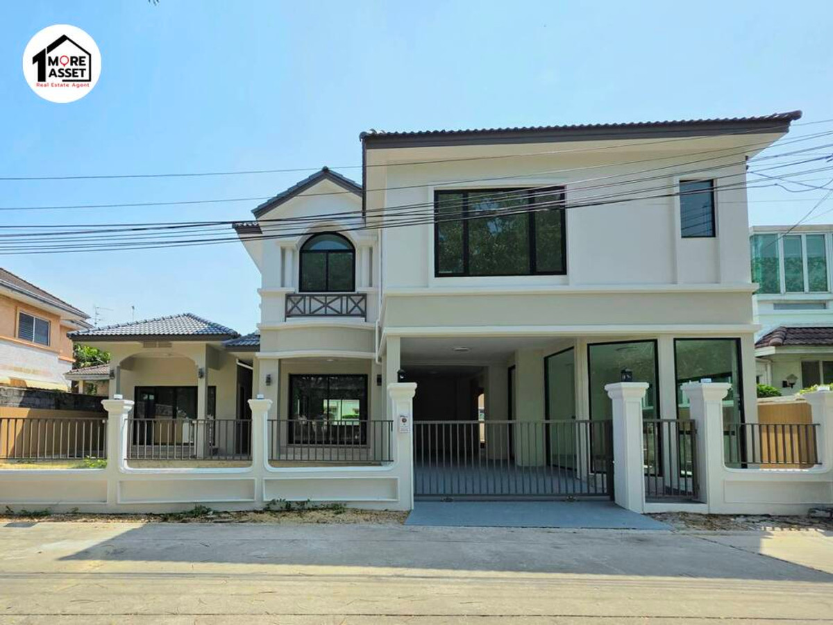 For SaleHouseNonthaburi, Bang Yai, Bangbuathong : Single house for sale, Chaiyaphruek, Bang Bua Thong, in front of the house, no one hits. Near the village club, big project, next to Bang Kruai-Sai Noi Road, near the BTS.