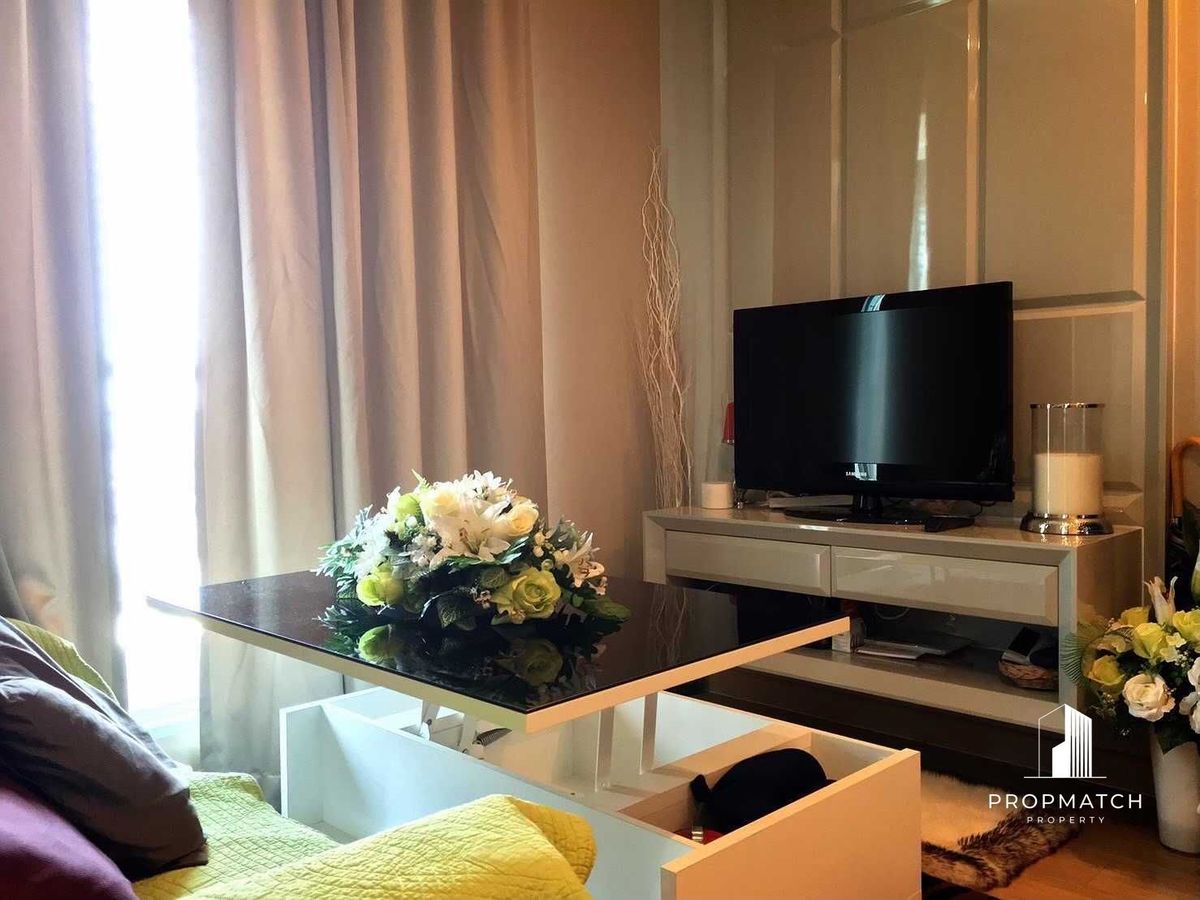 ให้เช่าคอนโดราชเทวี พญาไท : ✨Flash Deal ✨The Address Phayathai( 1Bed 1Bath 39SQM.) แต่งครบพร้อมอยู่ !! เพียง  23,000บาทต่อเดือน Tel.0981315848 @propmatch