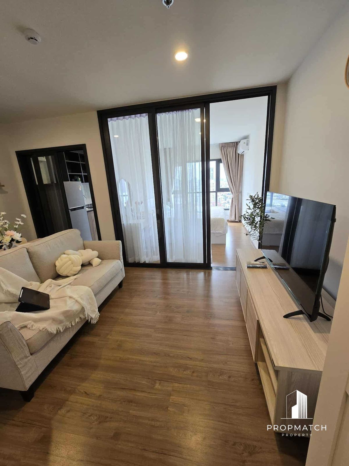 For RentCondoLadprao, Central Ladprao : ✨Flash Deal ✨The Line Vibe( 1Bed 1Bath 37.22SQM.) Fully furnished, ready to move in!! Only 23,000 baht per month Tel.0981315848 @propmatch