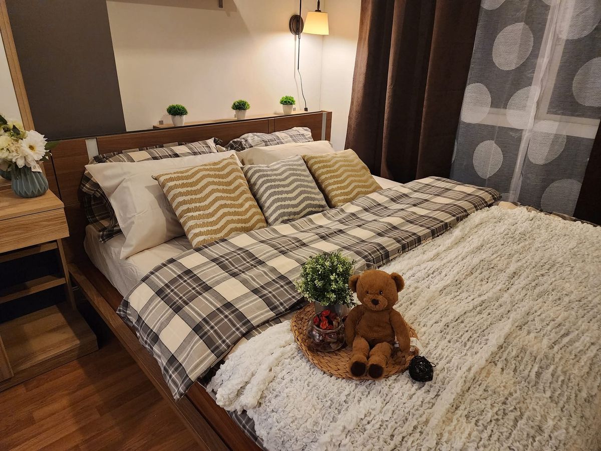 For RentCondoKhlongtoei, Kluaynamthai : For rent ✨ Lumpini Place Rama 4 - Kluaynamthai ✨ Fully furnished and equipped, near BTS Ekkamai