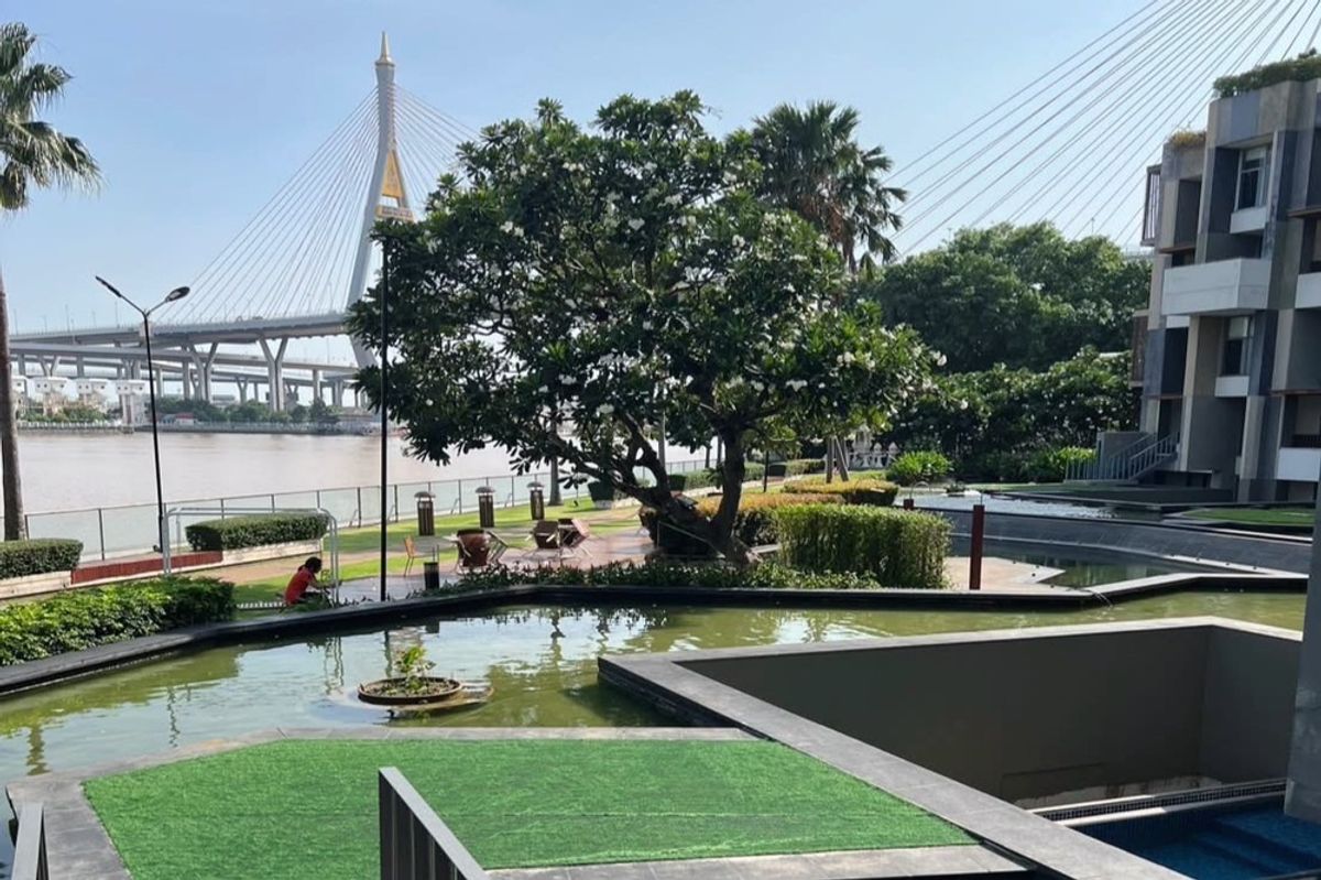 For SaleCondoRama3 (Riverside),Satupadit : 🔥 Sale with tenant !! Penthouse !! 2 swimming pools, rare item, Parking for 5 cars, Good location!! 🔥 Code C20251000030..........The Pano, 4 bedroom, 5 bathroom, furnished, Special Deal!!📣📣