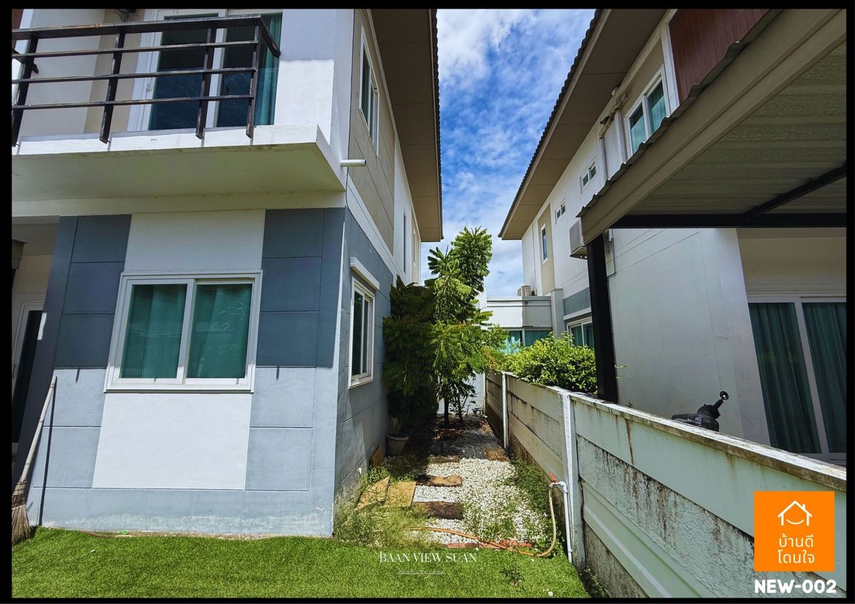 ขายบ้านนนทบุรี บางใหญ่ บางบัวทอง : บ้านวิวสวน บ้านกล้วย-ไทรน้อย (38.2 ตร.ว.) 3 นอน 3 น้ำ 1 สวยพร้อมอยู่