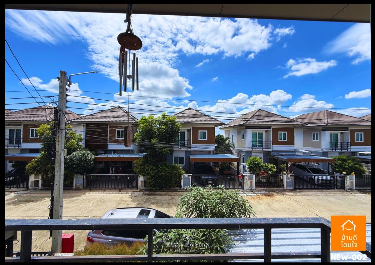 ขายบ้านนนทบุรี บางใหญ่ บางบัวทอง : บ้านวิวสวน บ้านกล้วย-ไทรน้อย (38.2 ตร.ว.) 3 นอน 3 น้ำ 1 สวยพร้อมอยู่