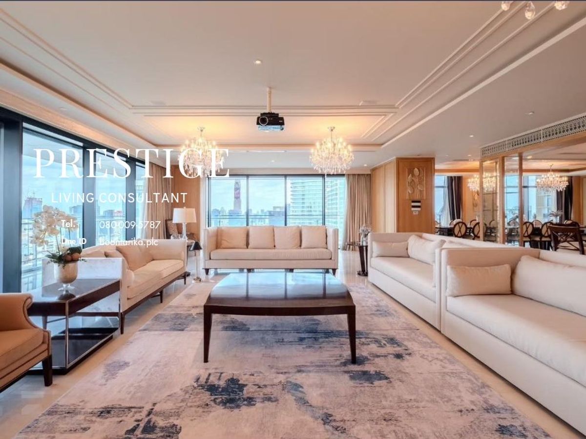 CondoWitthayu, Chidlom, Langsuan, Ploenchit : 📌For RENT & SELL rent and sell | The Residences at St. Regis - 3BR (500 sqm) 600,000 THB / 140,000,000 THB