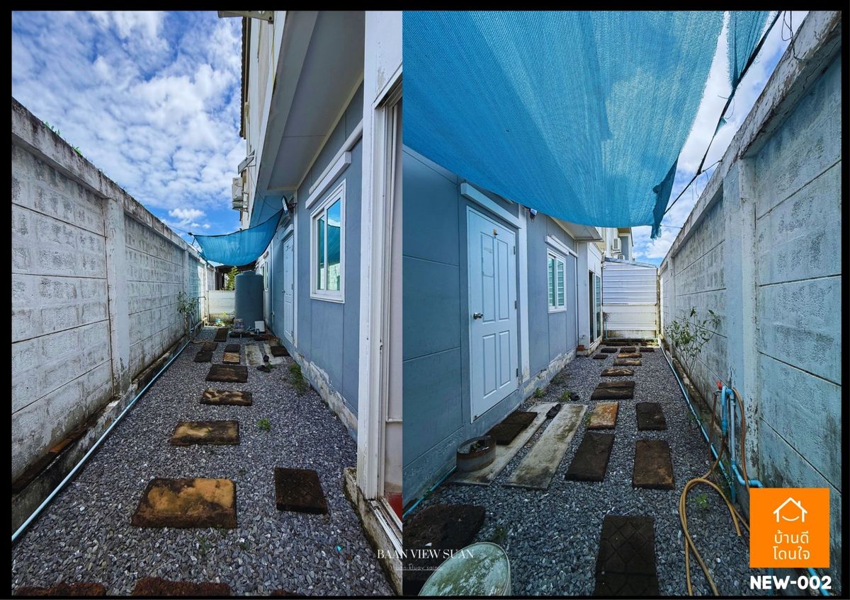 ขายบ้านนนทบุรี บางใหญ่ บางบัวทอง : บ้านวิวสวน บ้านกล้วย-ไทรน้อย (38.2 ตร.ว.) 3 นอน 3 น้ำ 1 สวยพร้อมอยู่