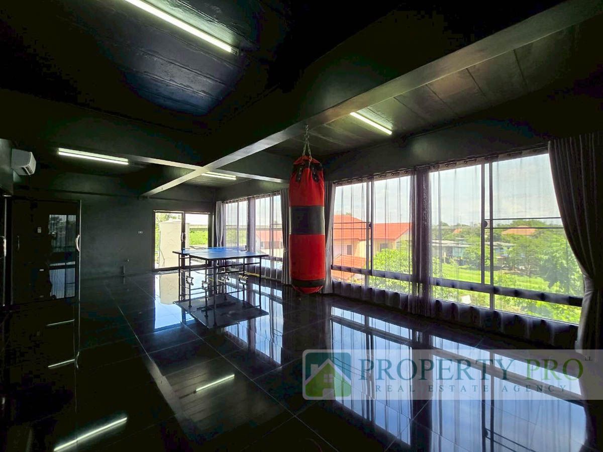 For SaleHousePathum Thani,Rangsit, Thammasat : House for Sale Rangsit Klong Luang, 5 bedroom 100 sqw 471 sqm Loft Style Near Thammasart University, Bangkok University, Future Park Rangsit : EL25S-011