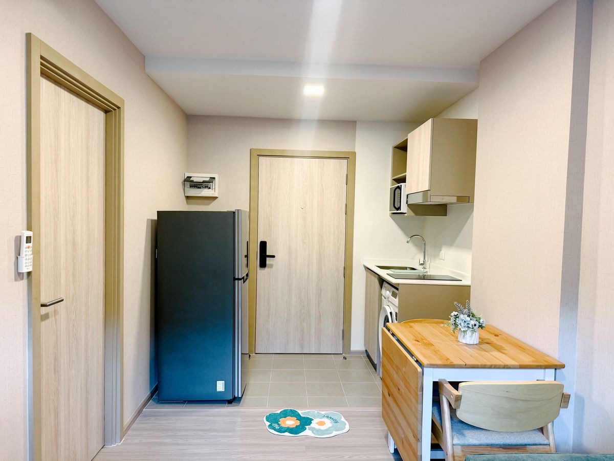 For RentCondoPattaya, Bangsaen, Chonburi : 🌅 New room, fully decorated Ready to move in immediately! Dcondo Sense Bangsaen, near the beach, near Park In Market, convenient travel 🚗 📞 065-5639565 | 093-1681685 💚 LINE: @wsrcondo