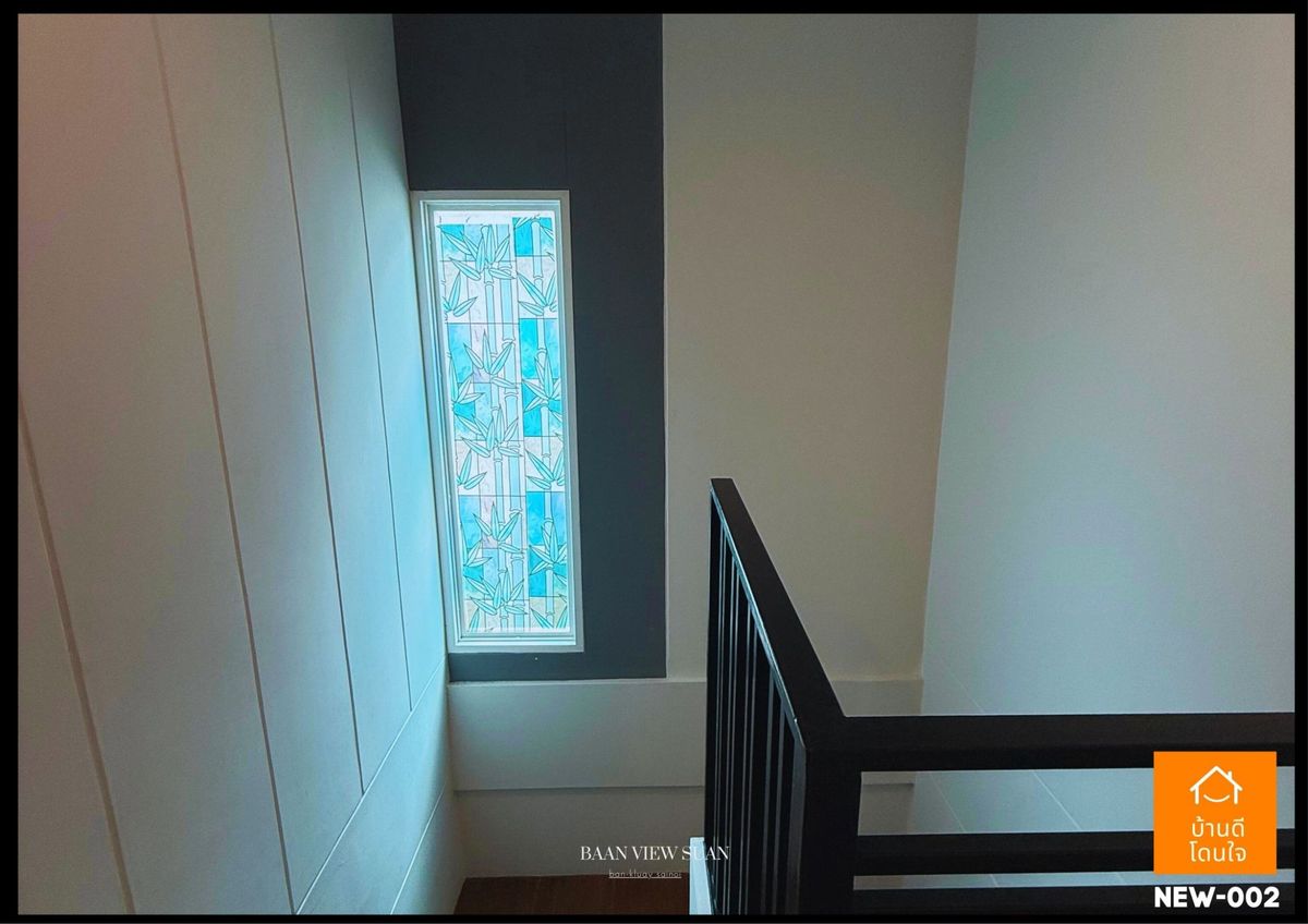 ขายบ้านนนทบุรี บางใหญ่ บางบัวทอง : บ้านวิวสวน บ้านกล้วย-ไทรน้อย (38.2 ตร.ว.) 3 นอน 3 น้ำ 1 สวยพร้อมอยู่