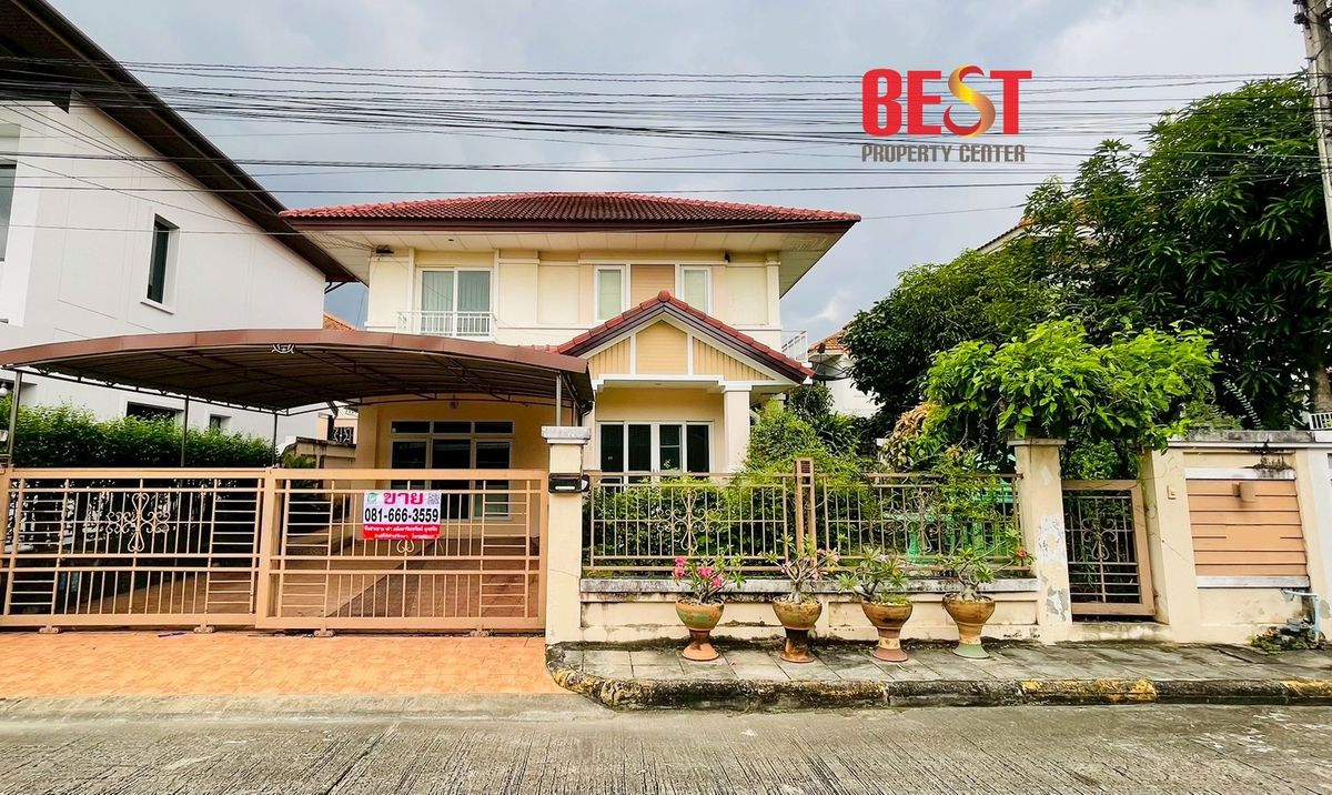 For SaleHousePathum Thani,Rangsit, Thammasat : Single house for sale in prime location Next to Big C Lam Luk Ka! Cheapest in the project Warabdin Village Ring Road – Lam Luk Ka Khlong 5 💥
