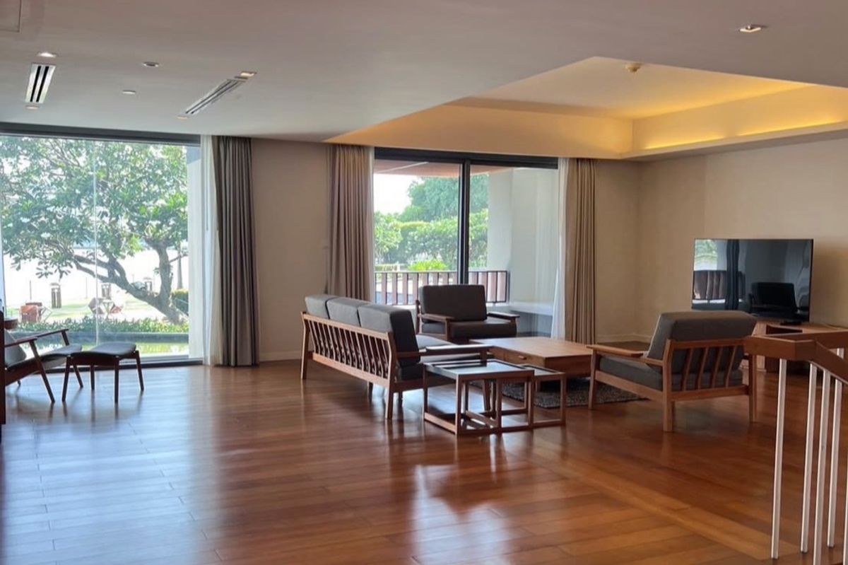 For SaleCondoRama3 (Riverside),Satupadit : 🔥 Sale with tenant !! Penthouse !! 2 swimming pools, rare item, Parking for 5 cars, Good location!! 🔥 Code C20251000030..........The Pano, 4 bedroom, 5 bathroom, furnished, Special Deal!!📣📣