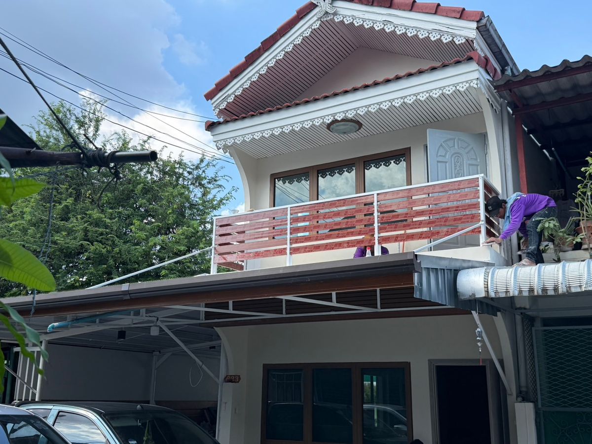 ให้เช่าทาวน์โฮมพระราม 2 บางขุนเทียน : ด่วน!!!  เช่าบ้านสินทวี วิลล่า โครงการ1 (รพ.บางมด)ทาวน์เฮ้าส์เพิ่งrenovate สไตล์ มินิมอล 
