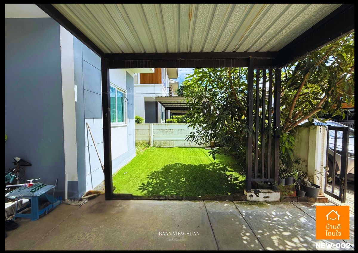 ขายบ้านนนทบุรี บางใหญ่ บางบัวทอง : บ้านวิวสวน บ้านกล้วย-ไทรน้อย (38.2 ตร.ว.) 3 นอน 3 น้ำ 1 สวยพร้อมอยู่