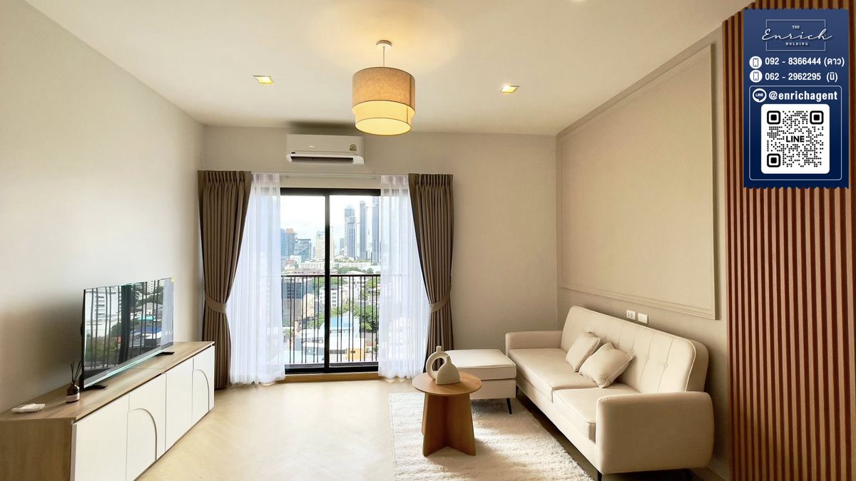 For RentCondoSukhumvit, Asoke, Thonglor : 💙For rent Noble Reveal Ekamai, newly renovated room, BTS Ekamai💙 Call 092-8366444 Dao // Line id : @enrichagent