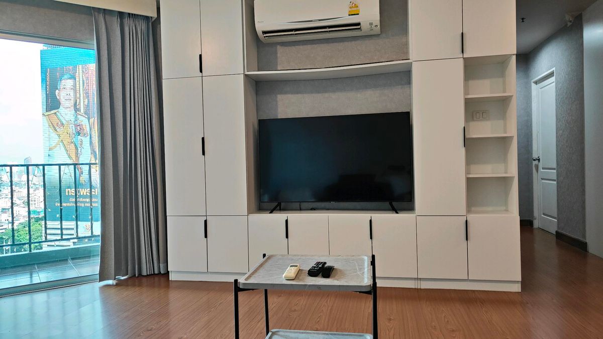 For RentCondoRama9, Petchburi, RCA : Belle Grand Rama 9 （2bedroom 1bathroom）for rent