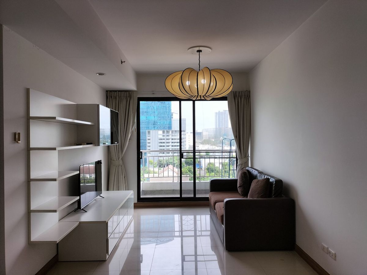 For RentCondoRama3 (Riverside),Satupadit : For rent, 1 bedroom, 1 bathroom, 1 living room, area 52 square meters.