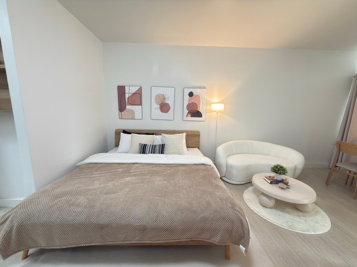 For SaleCondoOnnut, Udomsuk : K-6575 Urgent sale! Condo A space Sukhumvit 77, newly decorated, ready to move in, near BTS Si Nut.