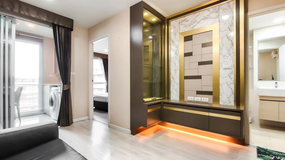 For RentCondoKhlongtoei, Kluaynamthai : For rent 🔥 Metro Luxe Rama 4 🔥 Fully furnished and equipped, near BTS Ekkamai