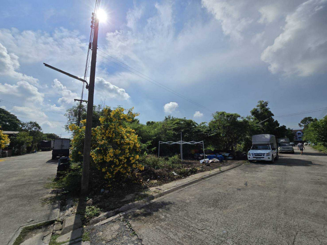 For SaleLandMahachai Samut Sakhon : Land for sale, Khlong Maduea, Krathum Baen, 1 ngan 86.60 sq m, suitable for building apartments.