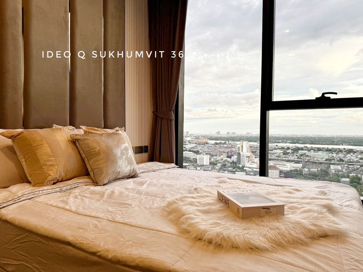 ให้เช่าคอนโดสุขุมวิท อโศก ทองหล่อ : 🎉ให้เช่า Ideo Q Sukhumvit36-1 ห้องนอน ใกล้BTS ทองหล่อ เอ็มโพเรียม เอกมัย พระราม4 เดินทางสะดวก