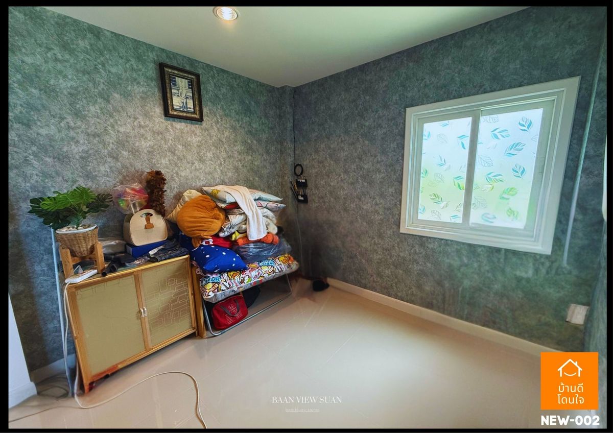 ขายบ้านนนทบุรี บางใหญ่ บางบัวทอง : บ้านวิวสวน บ้านกล้วย-ไทรน้อย (38.2 ตร.ว.) 3 นอน 3 น้ำ 1 สวยพร้อมอยู่