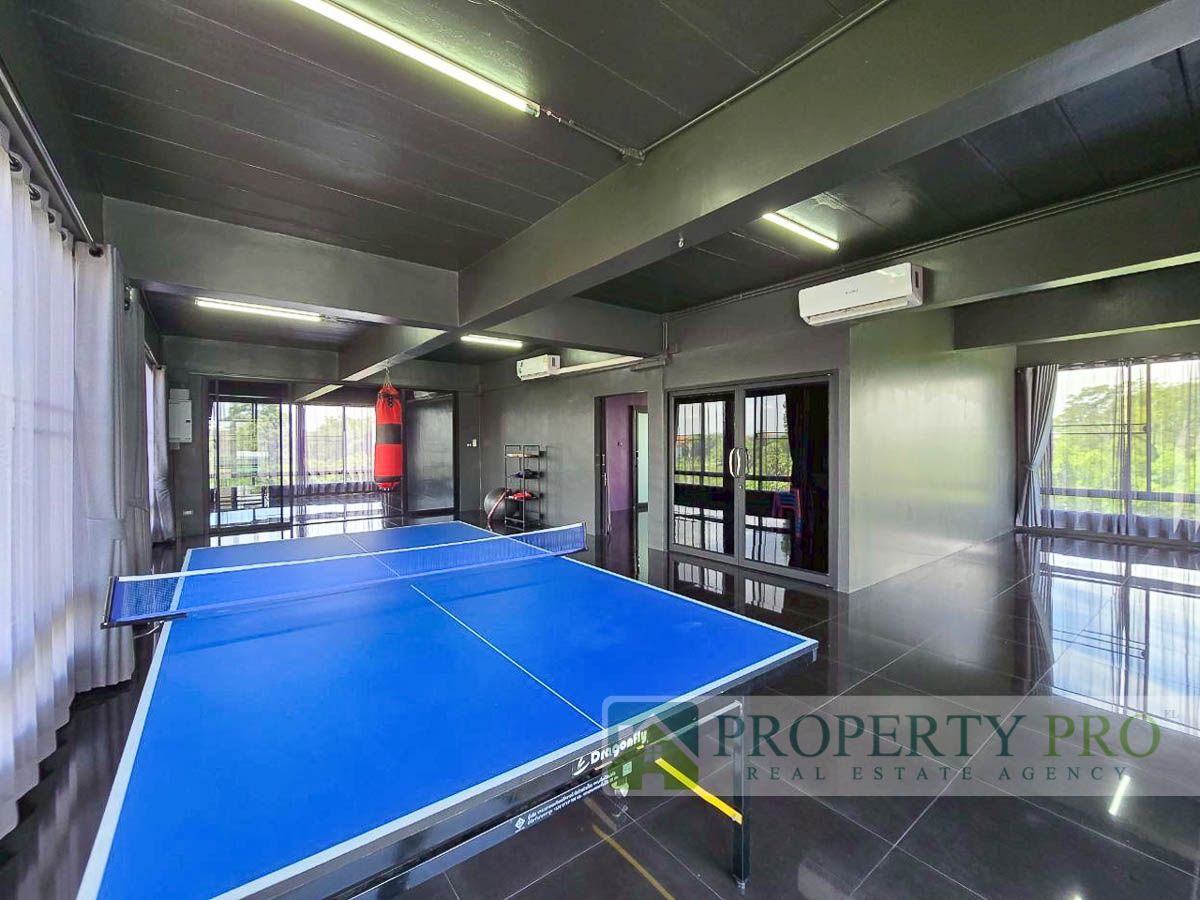 For SaleHousePathum Thani,Rangsit, Thammasat : House for Sale Rangsit Klong Luang, 5 bedroom 100 sqw 471 sqm Loft Style Near Thammasart University, Bangkok University, Future Park Rangsit : EL25S-011