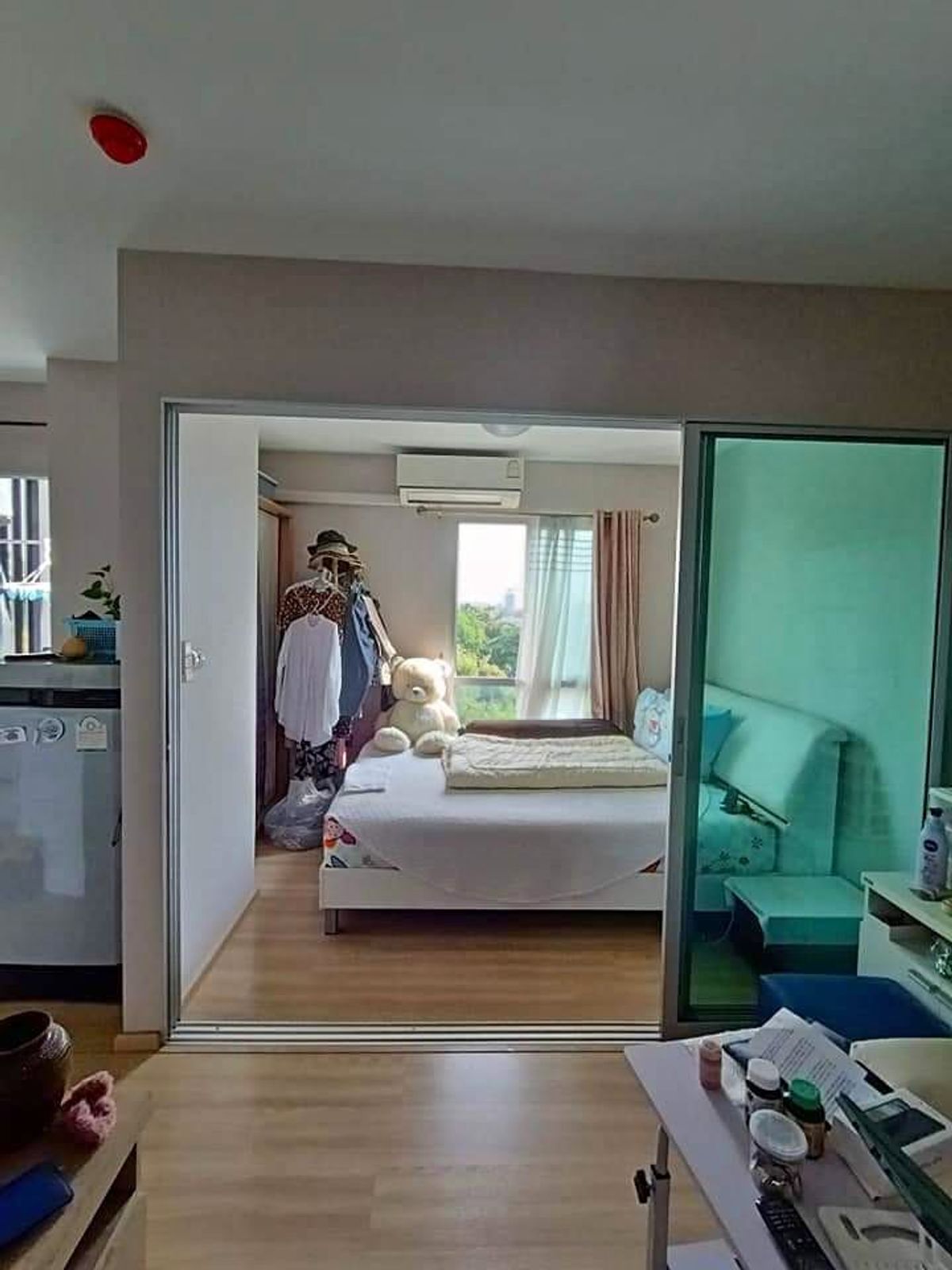 For SaleCondoChaengwatana, Muangthong : For sale Plum Condo Chaengwattana Station Room ready to move in (AM1973)