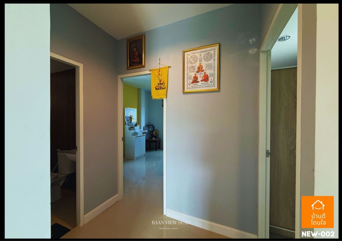 ขายบ้านนนทบุรี บางใหญ่ บางบัวทอง : บ้านวิวสวน บ้านกล้วย-ไทรน้อย (38.2 ตร.ว.) 3 นอน 3 น้ำ 1 สวยพร้อมอยู่