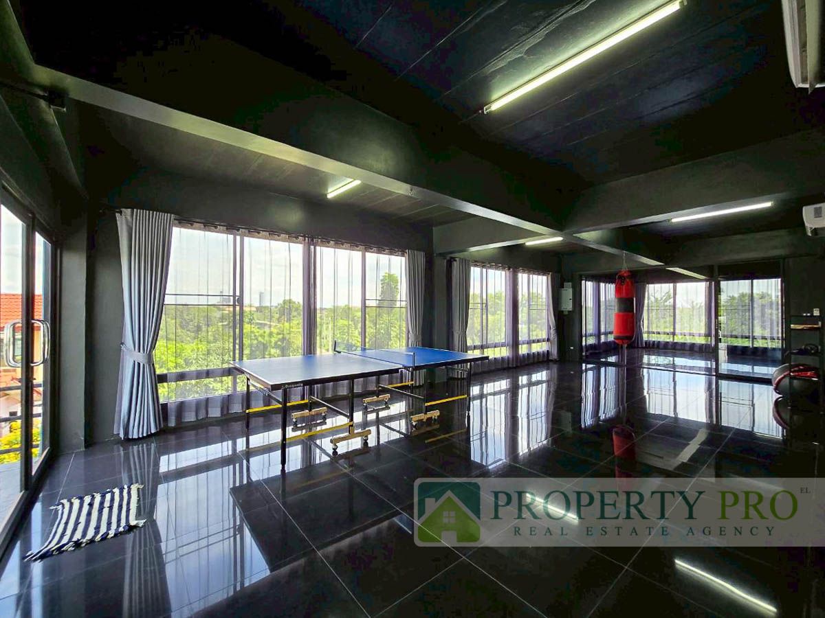 For SaleHousePathum Thani,Rangsit, Thammasat : House for Sale Rangsit Klong Luang, 5 bedroom 100 sqw 471 sqm Loft Style Near Thammasart University, Bangkok University, Future Park Rangsit : EL25S-011