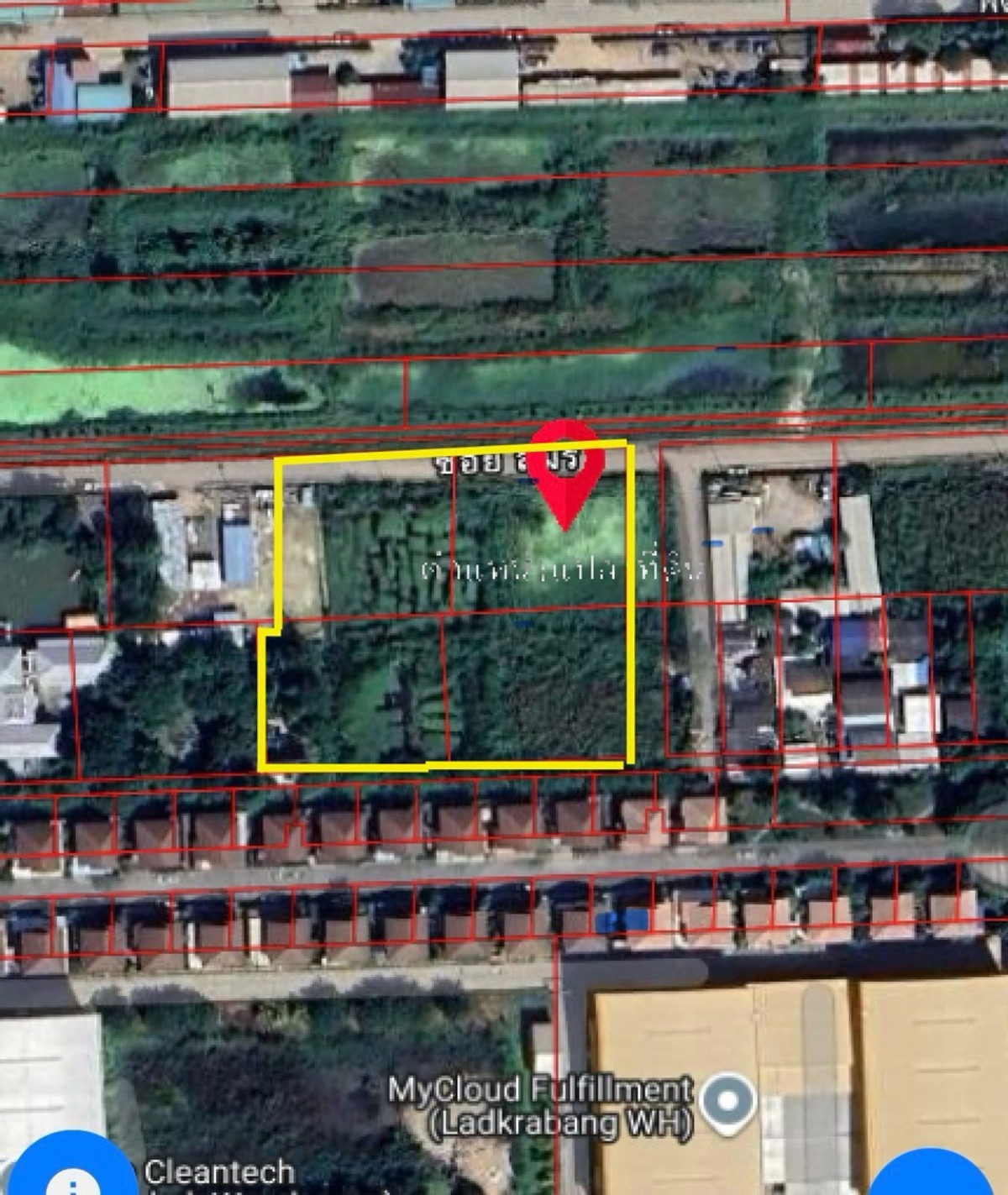 For SaleLandLadkrabang, Suwannaphum Airport : Land for sale, area 4 rai, Phatthana Chonburi Road 3, Soi Samorn, Khlong Song Ton Nun Subdistrict, Lat Krabang District, Bangkok.