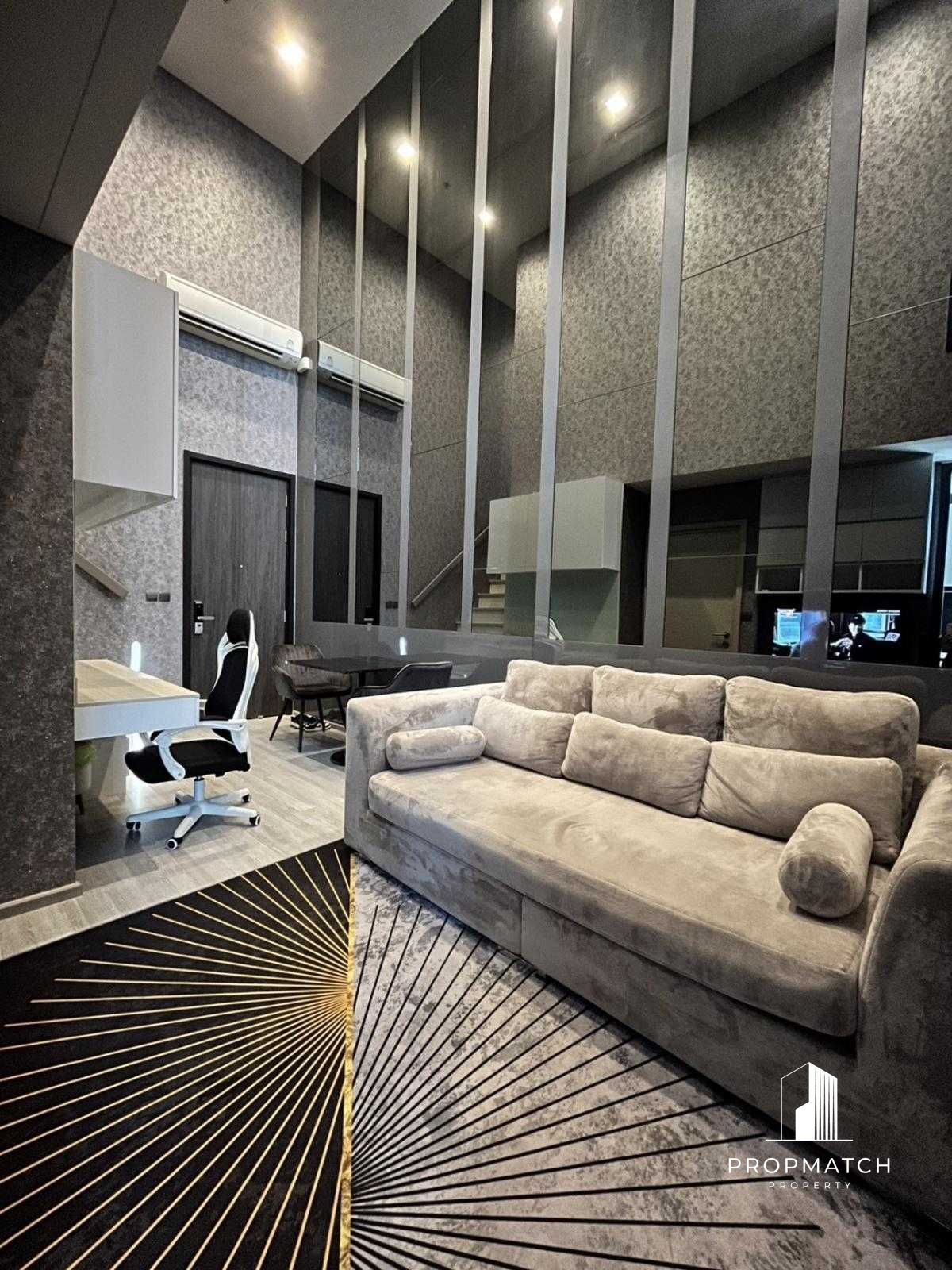 For RentCondoOnnut, Udomsuk : ✨Flash Deal ✨The Line Sukhumvit 101( 1Bed 1Bath 42.5SQM.) Fully furnished, ready to move in!! Only 32,000 baht per month Tel.0981315848 @propmatch