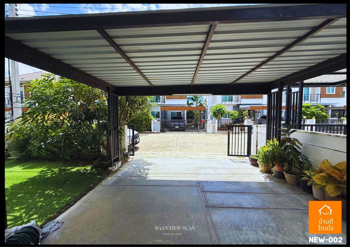 ขายบ้านนนทบุรี บางใหญ่ บางบัวทอง : บ้านวิวสวน บ้านกล้วย-ไทรน้อย (38.2 ตร.ว.) 3 นอน 3 น้ำ 1 สวยพร้อมอยู่