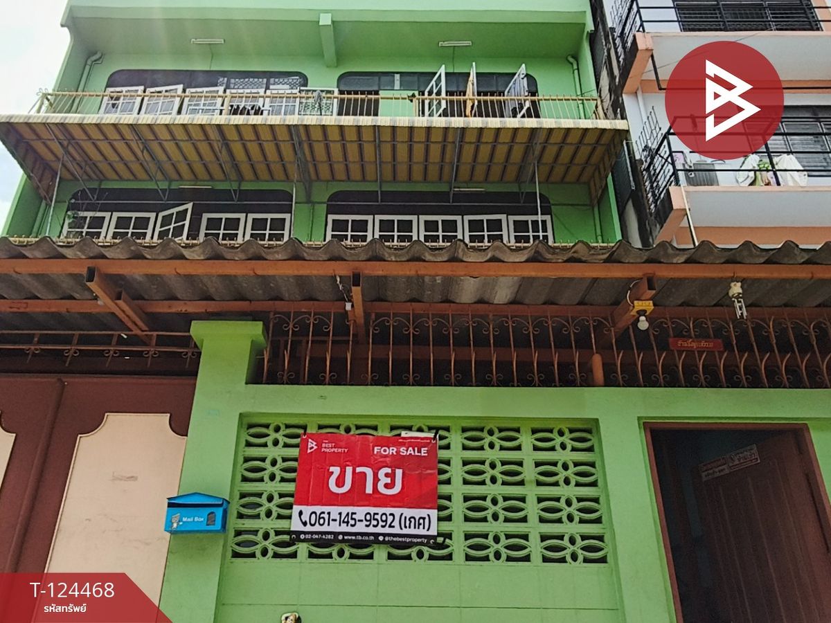 For SaleShop HousePinklao, Charansanitwong : Commercial building for sale, 4 and a half floors, 2 units with rental rooms, area 62 square meters, Charansanitwong 40/1, Bangkok.
