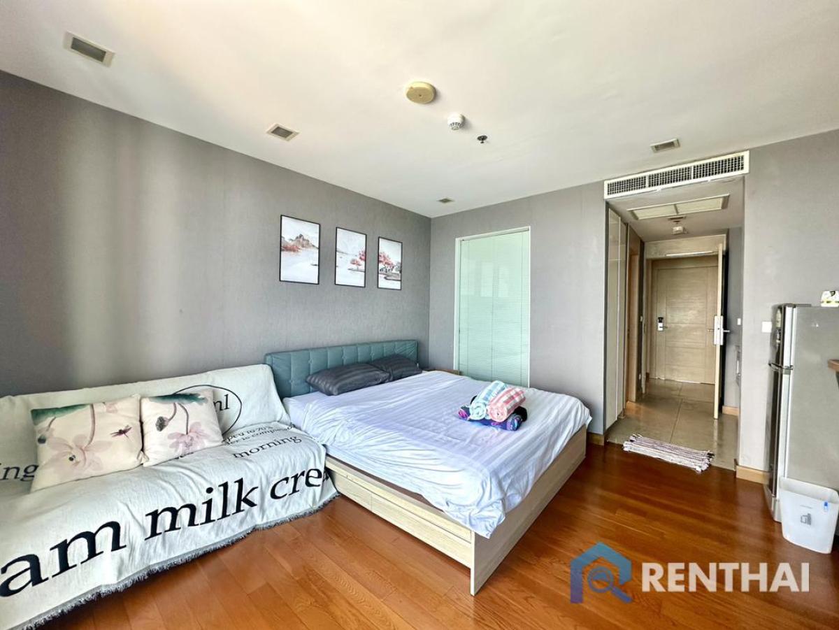 For SaleCondoPattaya, Bangsaen, Chonburi : High-Rise Corner Unit Studio in The Palm, Pattaya – 4.59 Mb, Fully Furnished