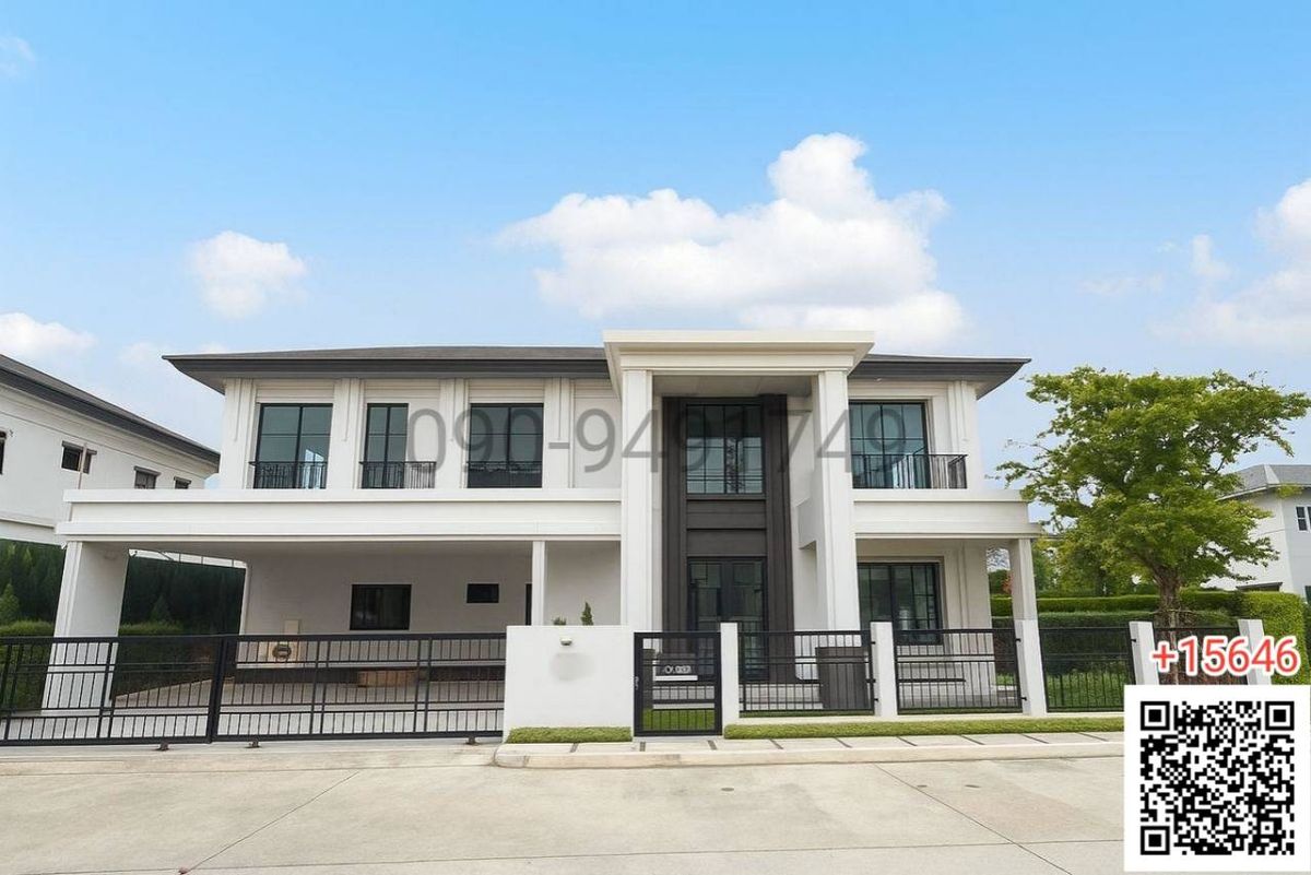 For RentHouseLadkrabang, Suwannaphum Airport : For rent, 2-story detached house, Setthasiri Bangna - Suvarnabhumi, near Suvarnabhumi Airport.