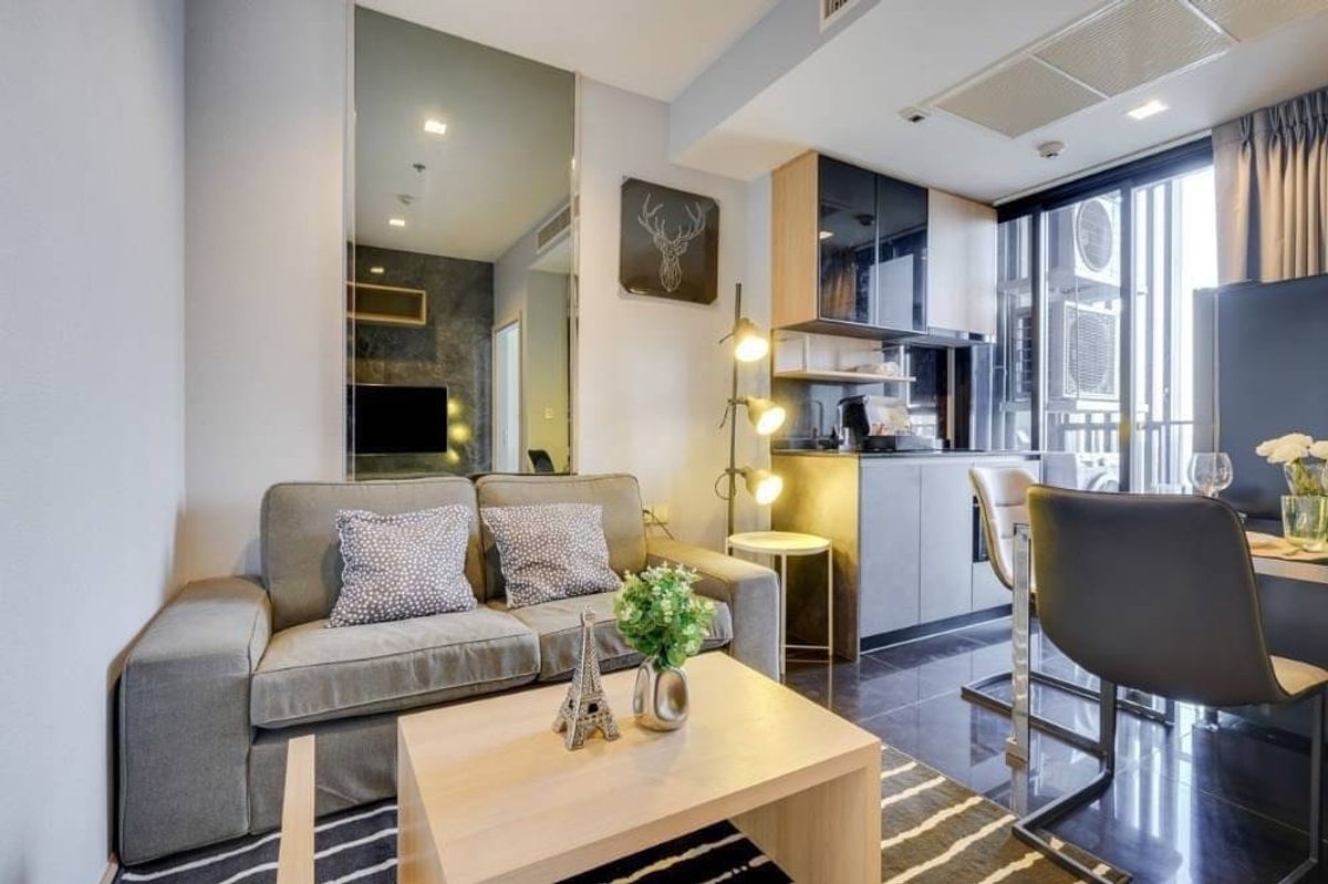 For SaleCondoSapankwai,Jatujak : 🔥 Sale with tenant !! nice view, high floor 30++, Good location!! 🔥 Code C20230208422..........The Line Jatujak - Mochit, 1 bedroom, 1 bathroom, furnished, Special Deal!!📣📣