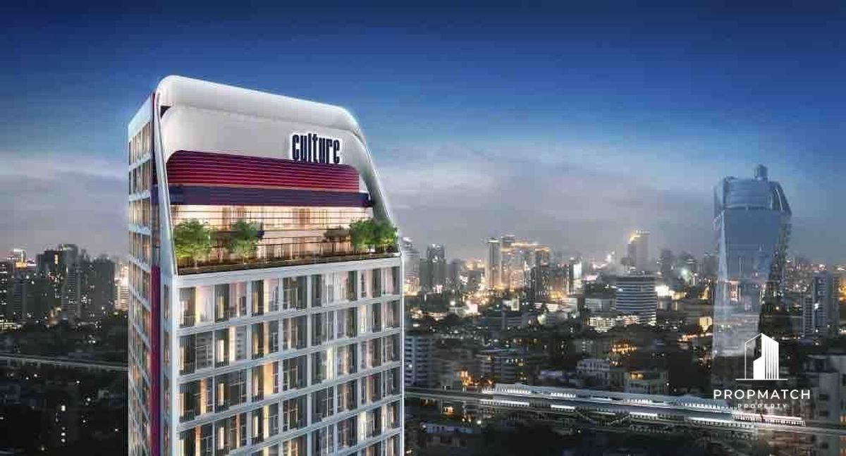 ขายคอนโดสีลม ศาลาแดง บางรัก : ✨Flash Deal ✨CULTURE Chula ( 1Bed 1Bath 25SQM.) พร้อมอยู่ ! เพียง  6,990,000บาท Tel.0981315848 @propmatch
