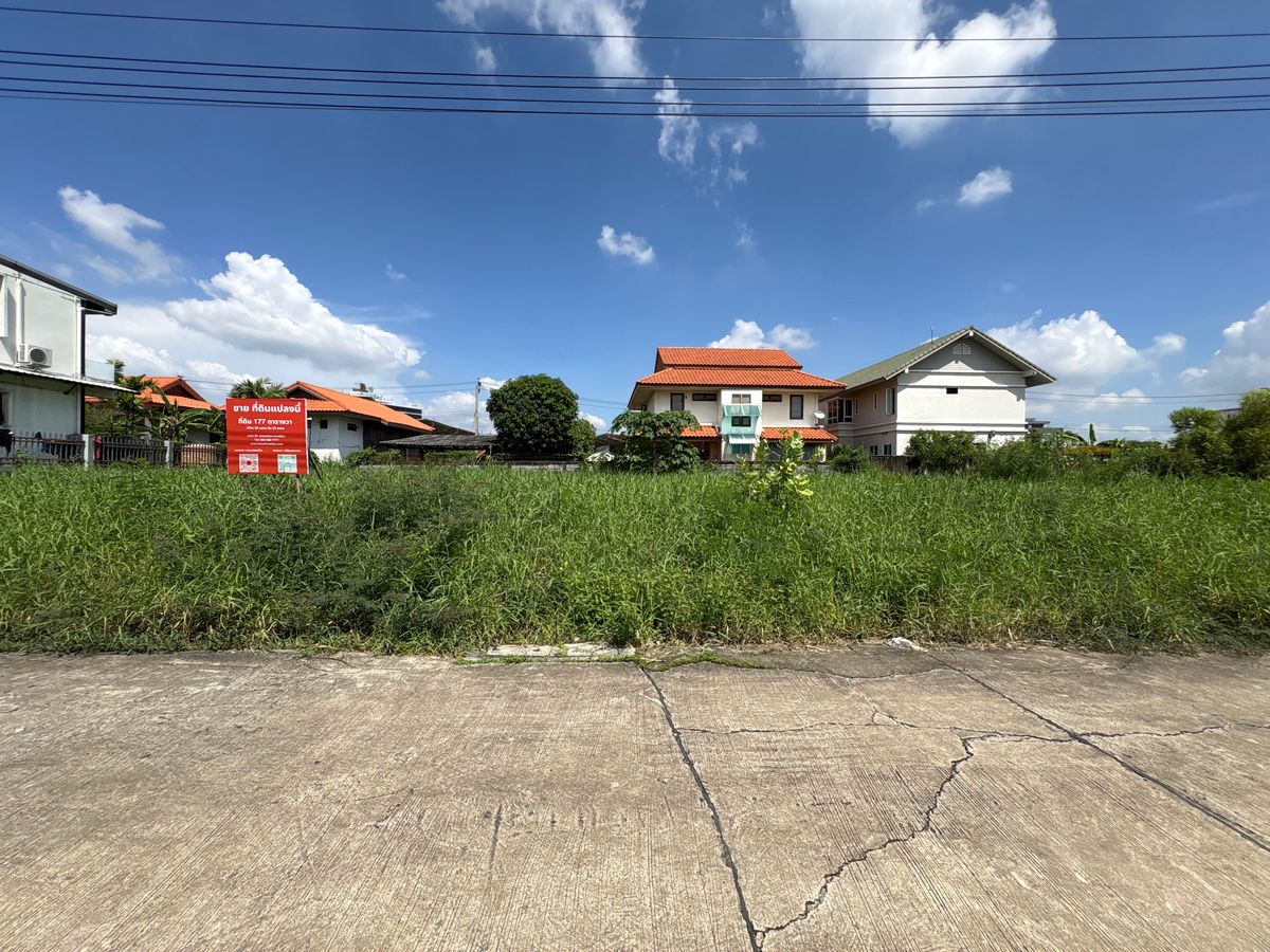 For SaleLandNawamin, Ramindra : [17 October 2025] Land 177 square wah, Ramintra 62, Intersection 1, near Synphaet Fashion Hospital, width 30 meters, depth 23 meters, 12,500,000.- (70,600 baht/square wah)