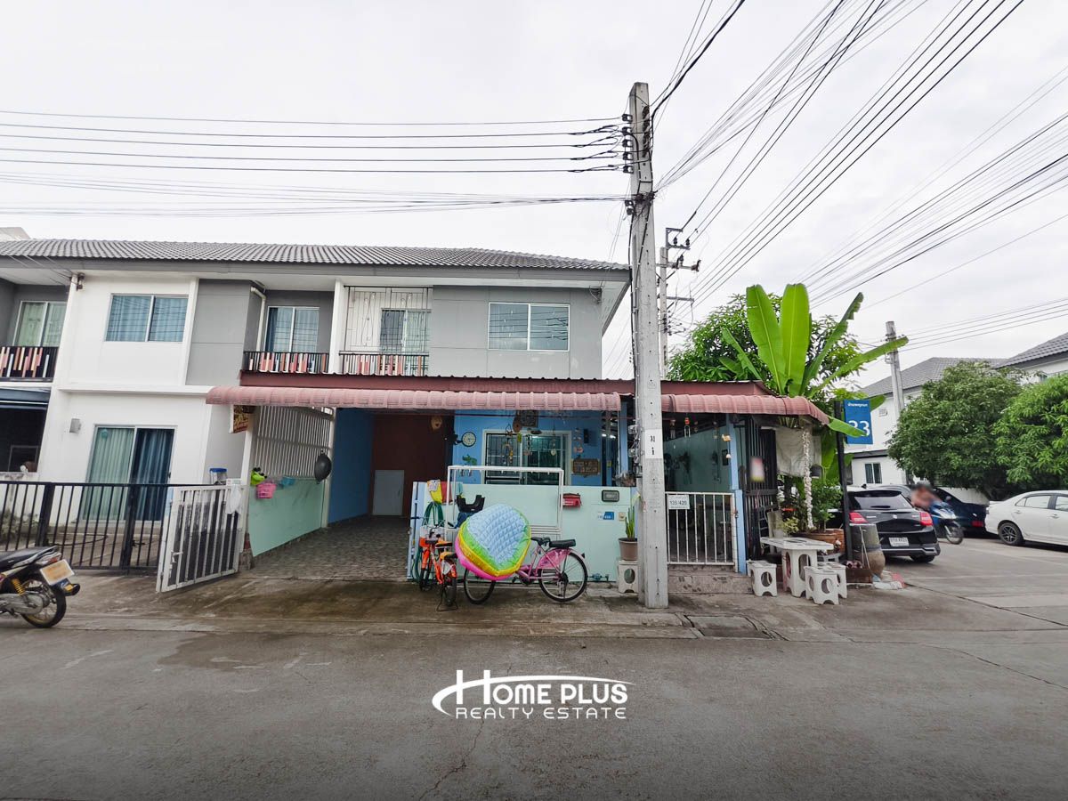 ขายทาวน์โฮมมีนบุรี-ร่มเกล้า : ทาวน์เฮ้าส์ 2 ชั้น หมู่บ้านพฤกษาเลียบวารี-มีนบุรี (หลังมุม) ถนนเลียบวารี
