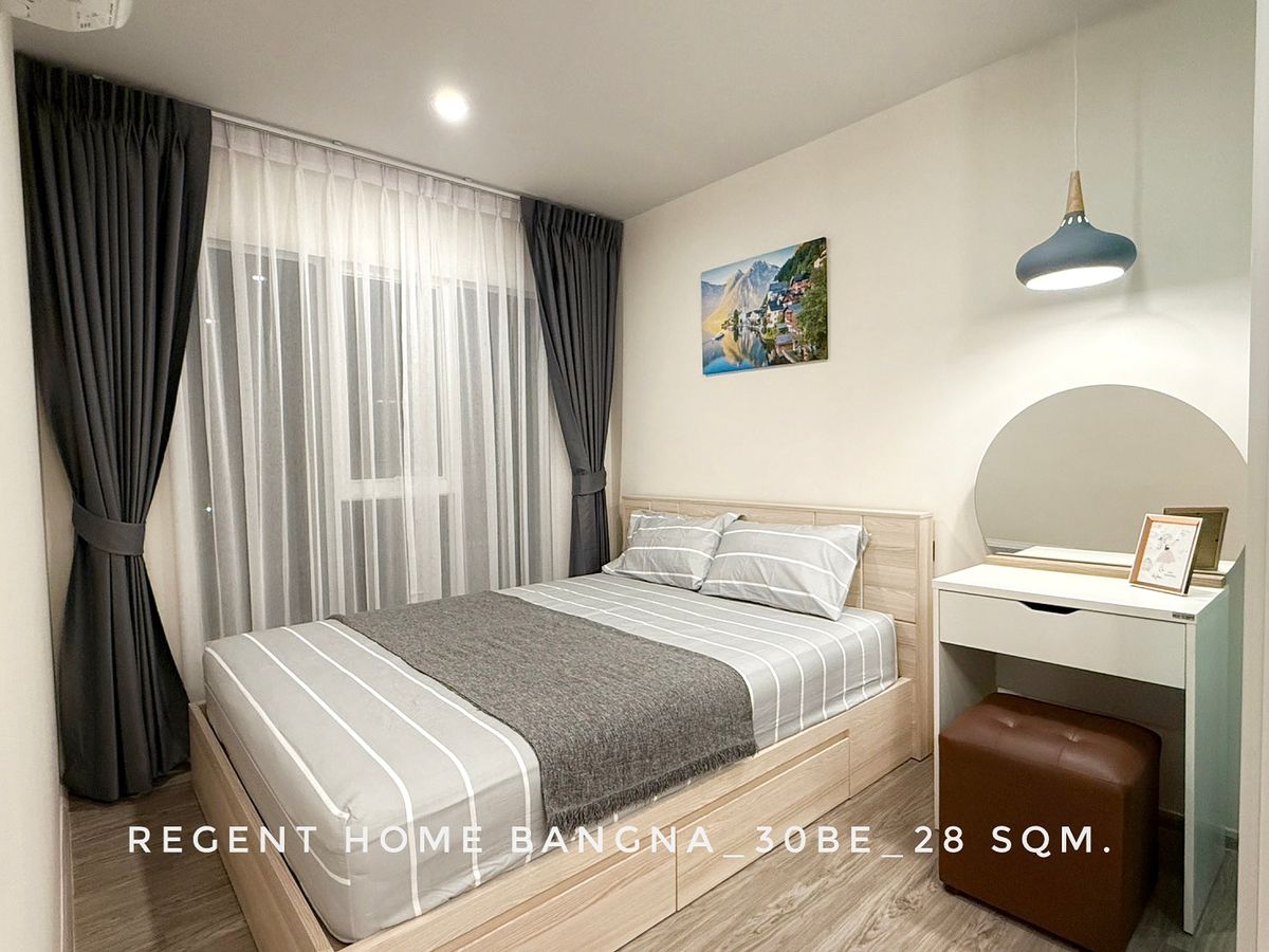 ให้เช่าคอนโดบางนา แบริ่ง ลาซาล : 🎉Ready to move-in, Regent Home Bangna building B near Bitec, Central Bangna, Udomsuk, BTS Bangna 