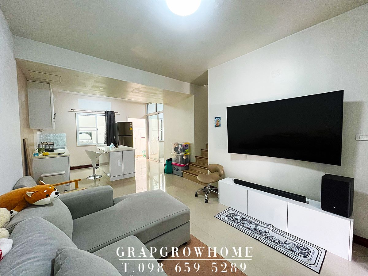 ให้เช่าทาวน์โฮมสมุทรปราการ สำโรง : ให้เช่า 8,500 บาท บ้านพฤกษา 85 หนามแดง – เทพารักษ์ บ้านพร้อมอยู่ เฟอร์ครบ เครื่องใช้ไฟฟ้าจัดเต็ม 4 ห้องนอน ใกล้เมกะบางนา ikea เพียง 10 นาที
