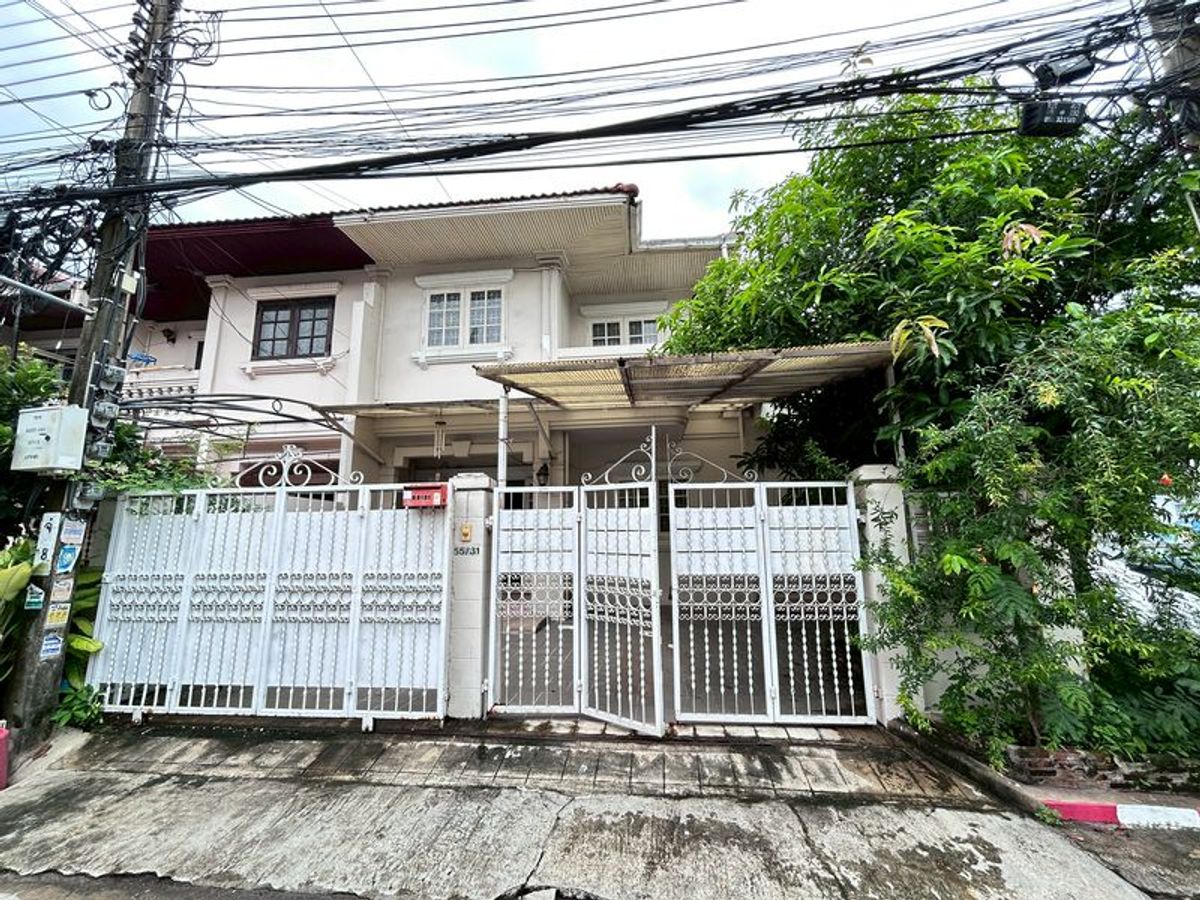 ขายบ้านเกษตร นวมินทร์ ลาดปลาเค้า : ขายบ้านเดี่ยว หมู่บ้านสราญรมย์ เกษตร-นวมินทร์ หลังมุม