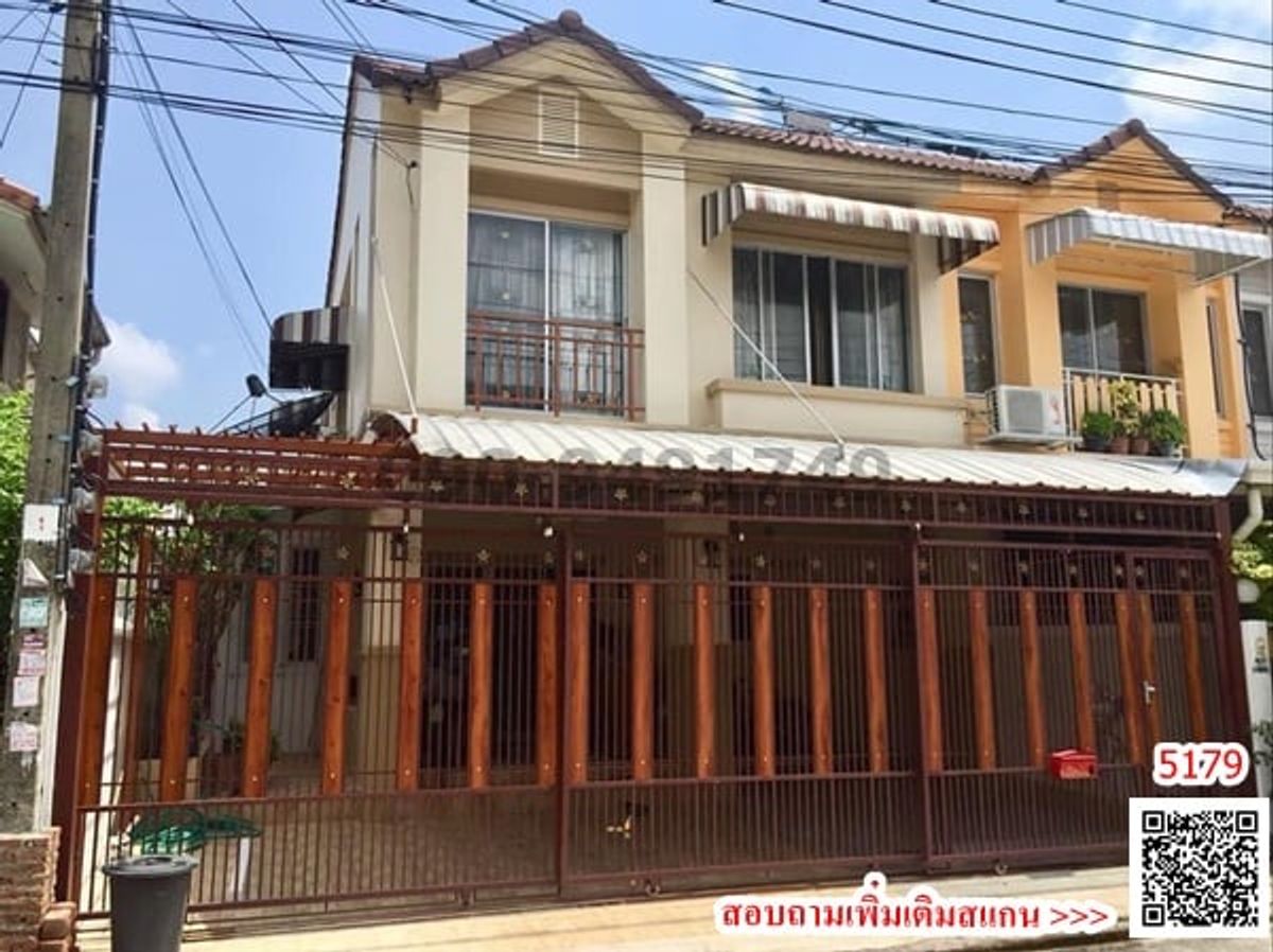 ทาวน์โฮมนวมินทร์ รามอินทรา : ขาย/เช่า ทาวน์เฮ้าส์หัวมุม หมู่บ้านกรุงทอง (กลอรี่เฮ้าส์) สายไหม33  โซนใกล้สวน