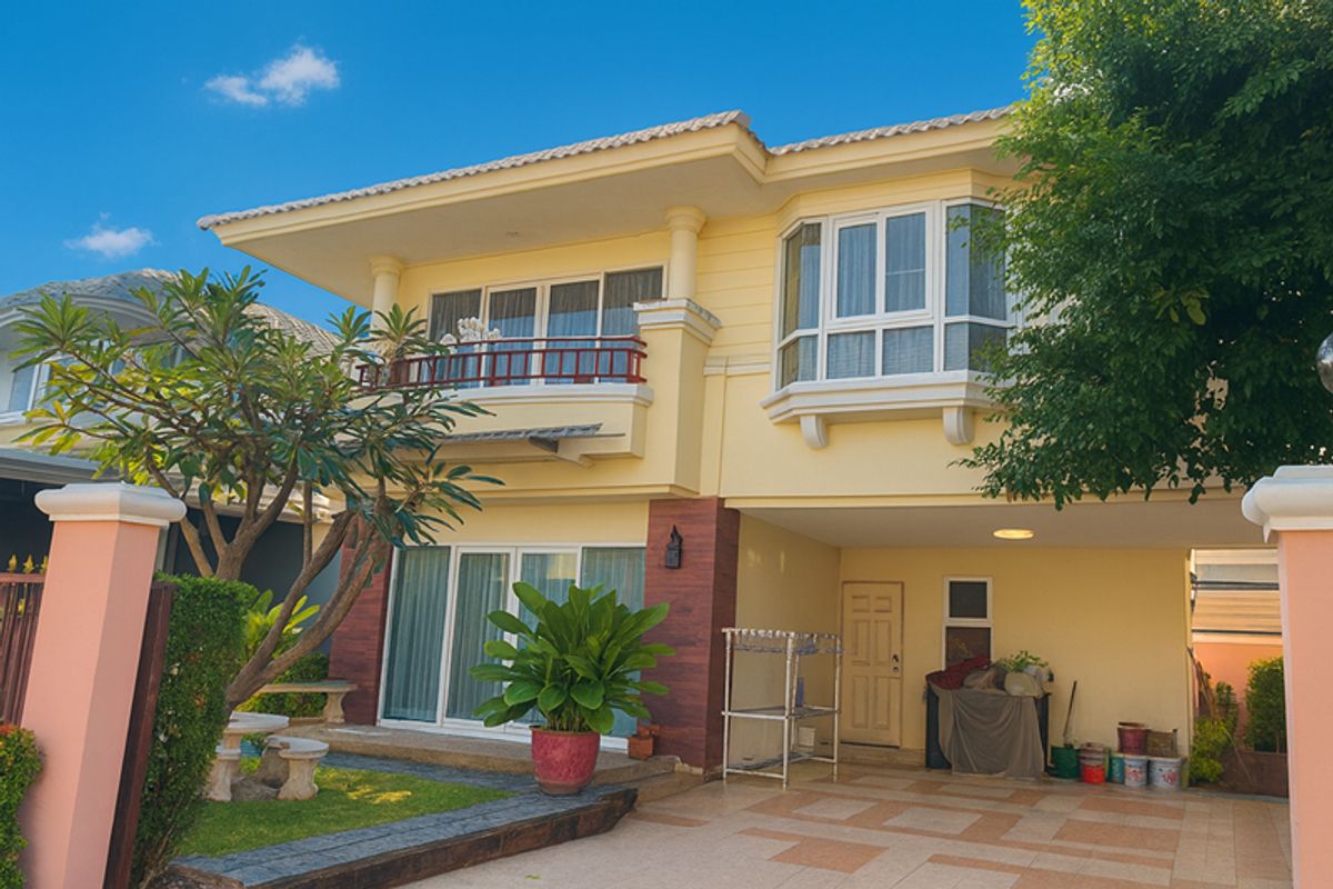 For SaleHouseRama 2, Bang Khun Thian : 🏡 2-story detached house, 61.7 sq m, shocking price ❗3 bedrooms, 3 bathrooms, just over 3 million only.