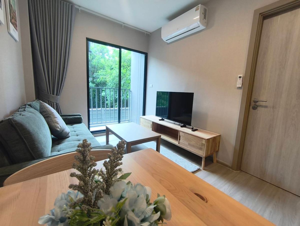 For RentCondoPattaya, Bangsaen, Chonburi : 🛋 Fully furnished condo for rent, Bang Saen | Dcondo Sense, 2nd floor, Building A | 12,000/month, ready to move in immediately 📞 065-5639565 | 093-1681685 💚 LINE: @wsrcondo