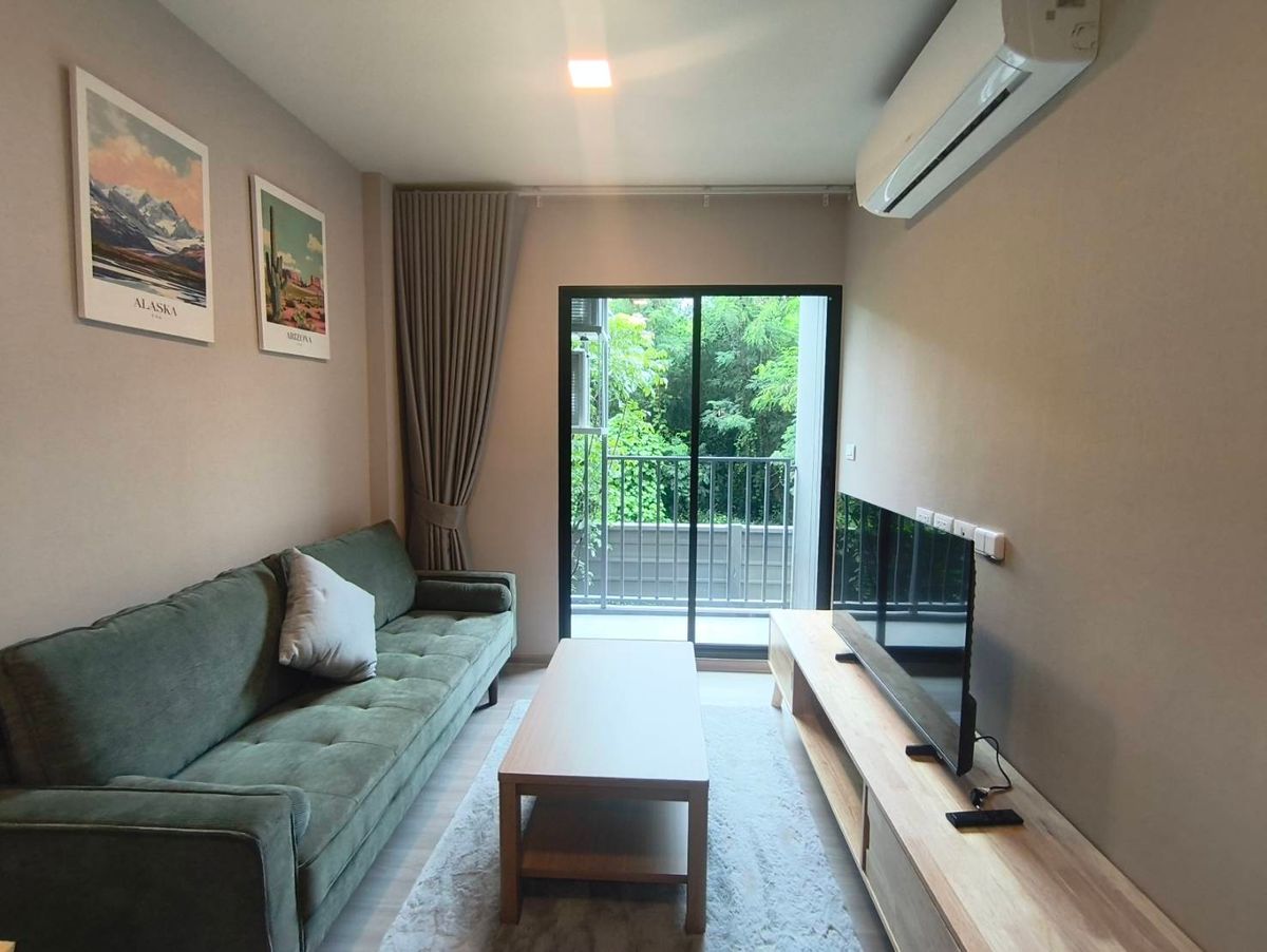 For RentCondoPattaya, Bangsaen, Chonburi : 🏙 Room for rent, ready to move in, Dcondo Sense Bang Saen, 2nd floor, fully furnished, only 12,000 baht/month, near Burapha University 📞 065-5639565 | 093-1681685 💚 LINE: @wsrcondo
